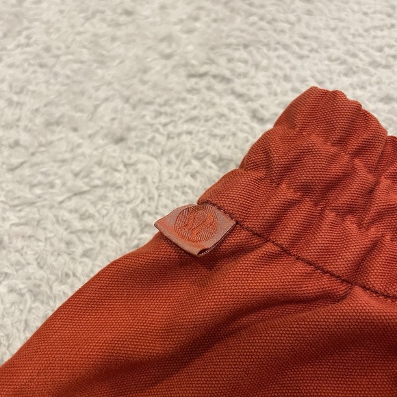 Lululemon Bowline Pants Mens Medium Orange Utilitech Canvas Drawstring - Picture 11 of 14